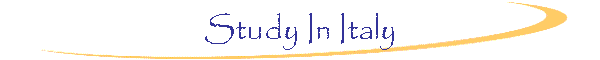 Study In Italy